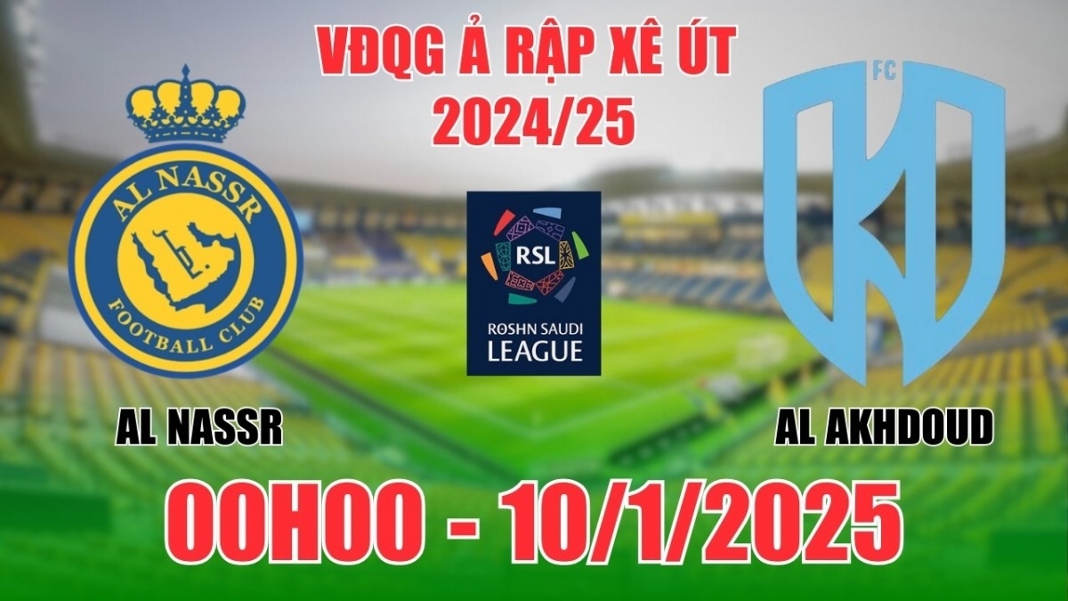 Phát lại trận đấu Al Akhdoud vs Al Nassr 01h00 ngày 10/5